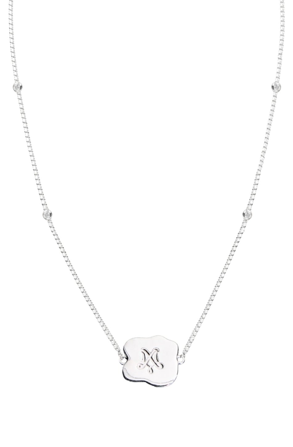 Merge Freeform Necklace (Black Silver จัดส่ง 24/07)