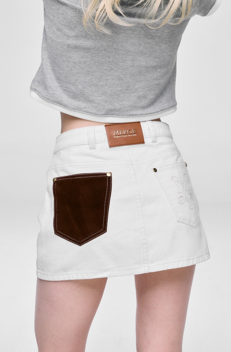 A Line Denim Skirt (จัดส่ง 30/07)