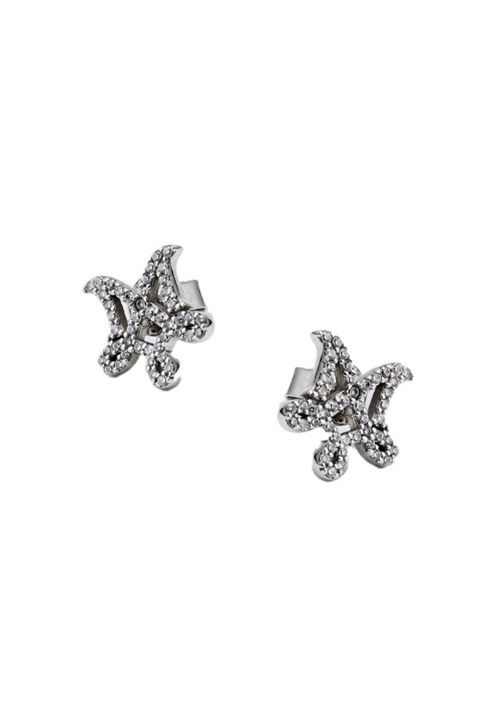 M Logo Earrings