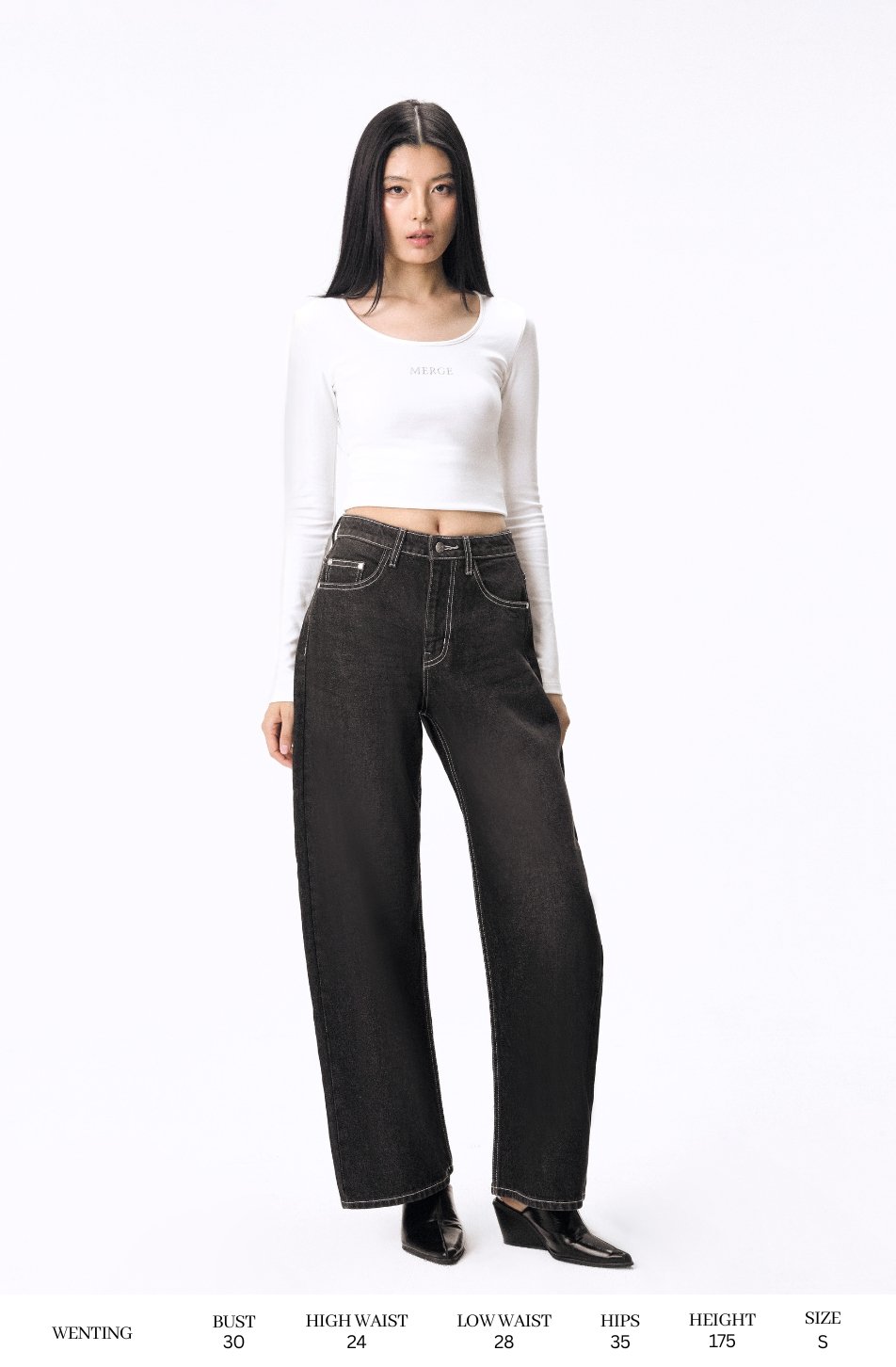 Signature Curve Jeans (Mid Waist) (จัดส่ง 10/06)