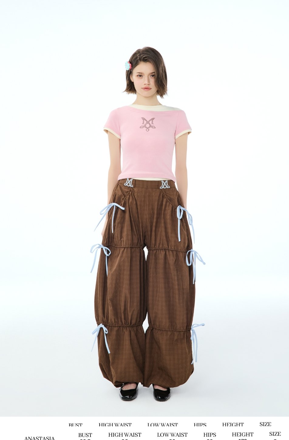 Ribbon Balloon Pants (จัดส่ง 14/07)