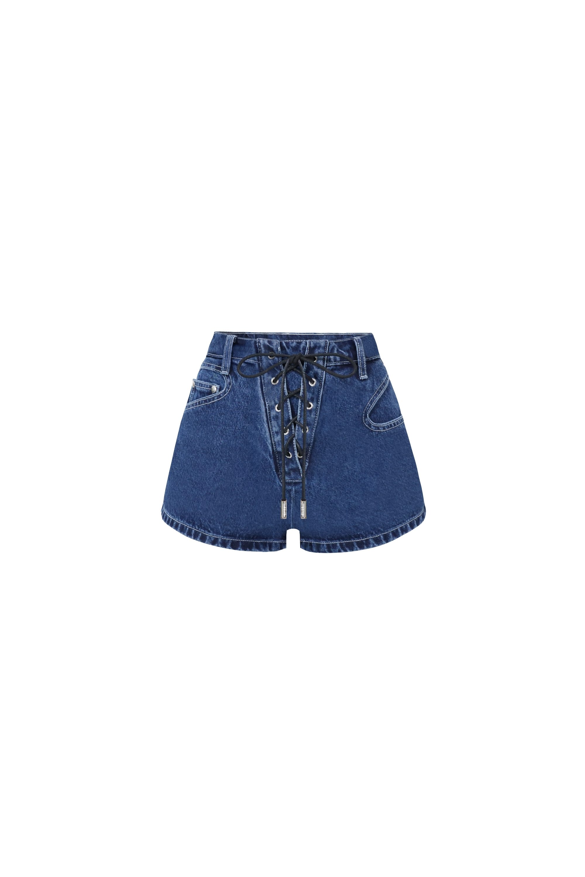 Merge Edgy Denim Shorts