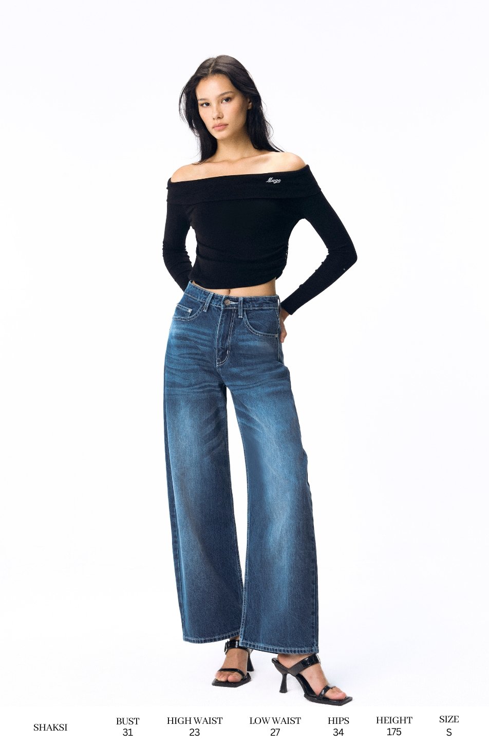 Signature Curve Jeans (Mid Waist) (จัดส่ง 10/06)