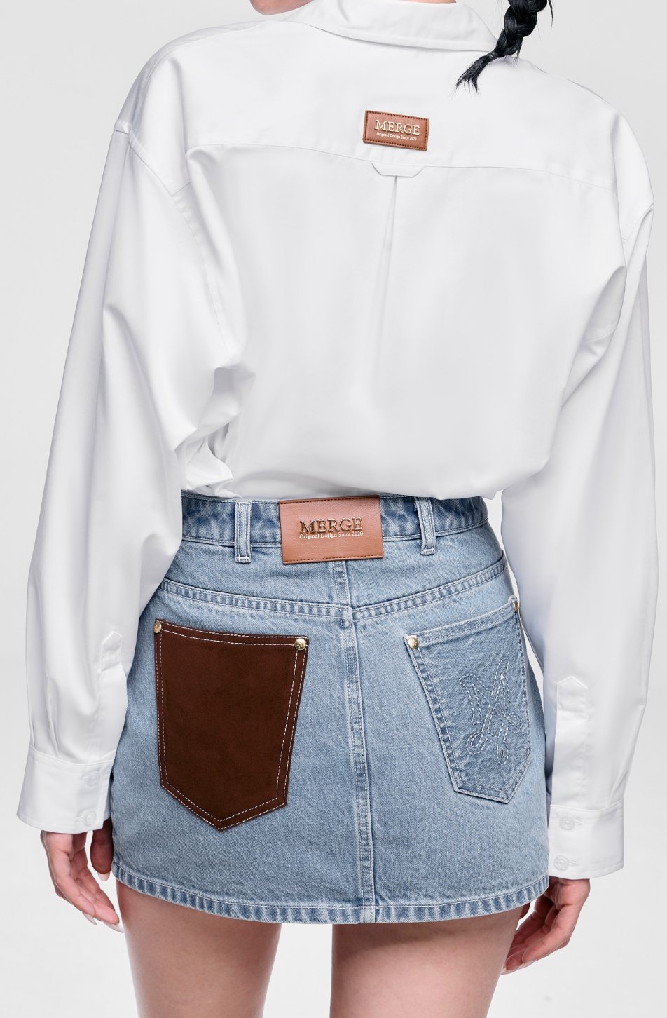 A Line Denim Skirt (จัดส่ง 30/07)
