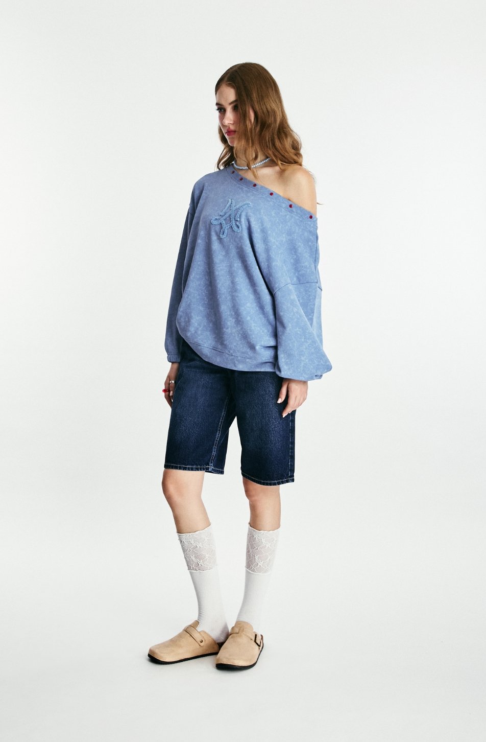 Steny Off Shoulder Sweater 