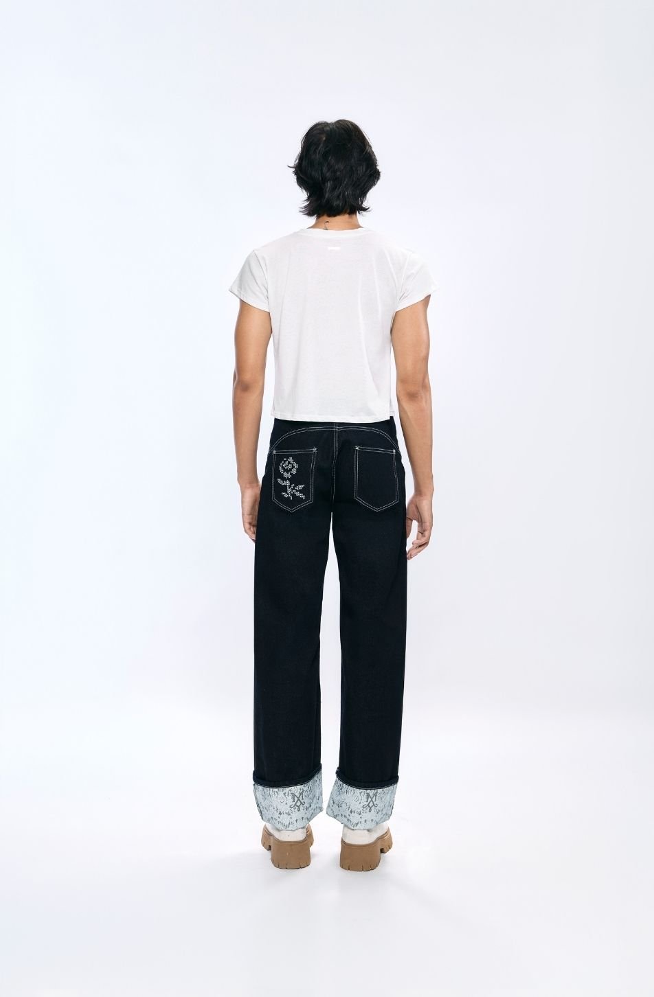 Straight Hem Jeans (จัดส่ง 29/09)