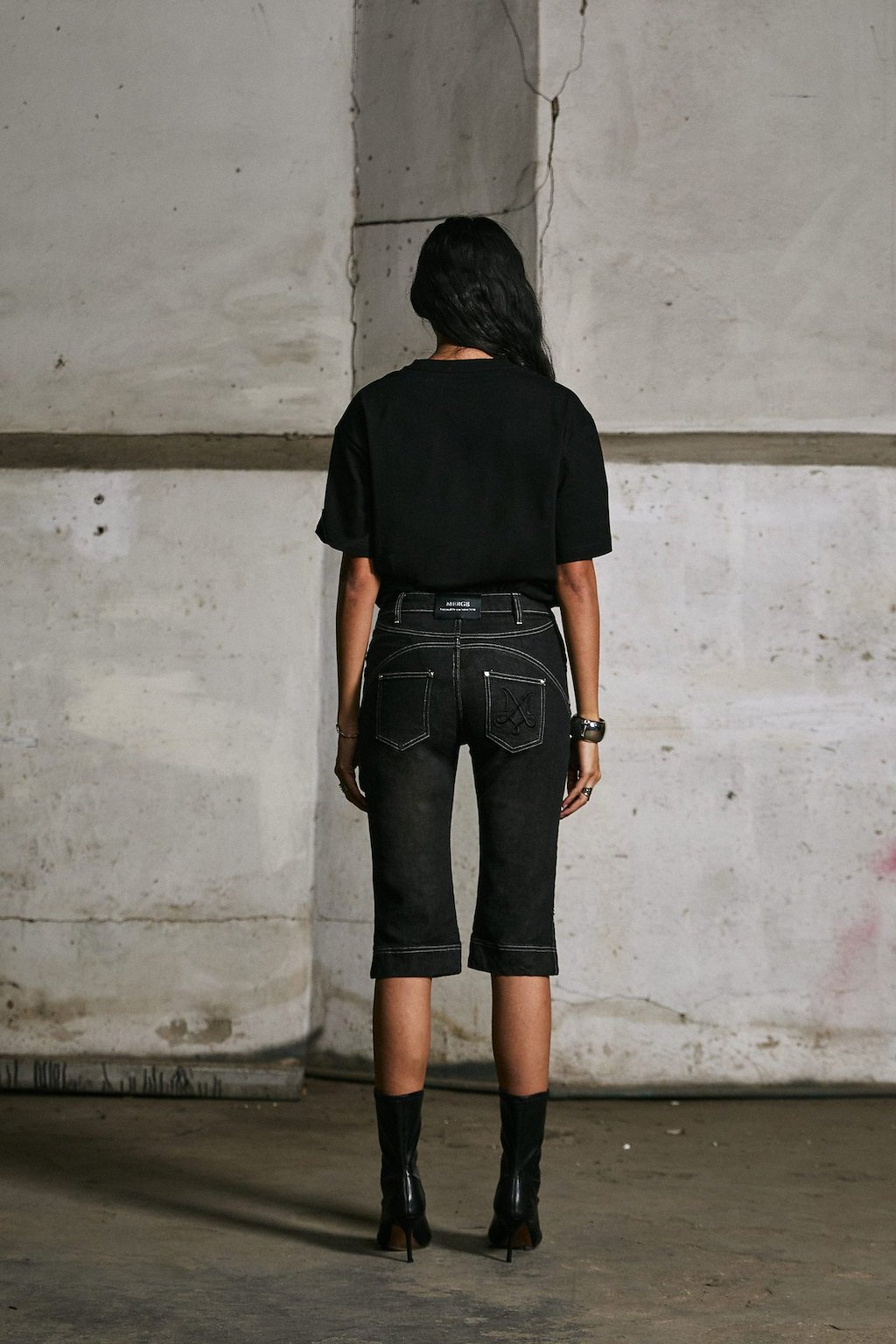 Merge Lacing Capri Jeans