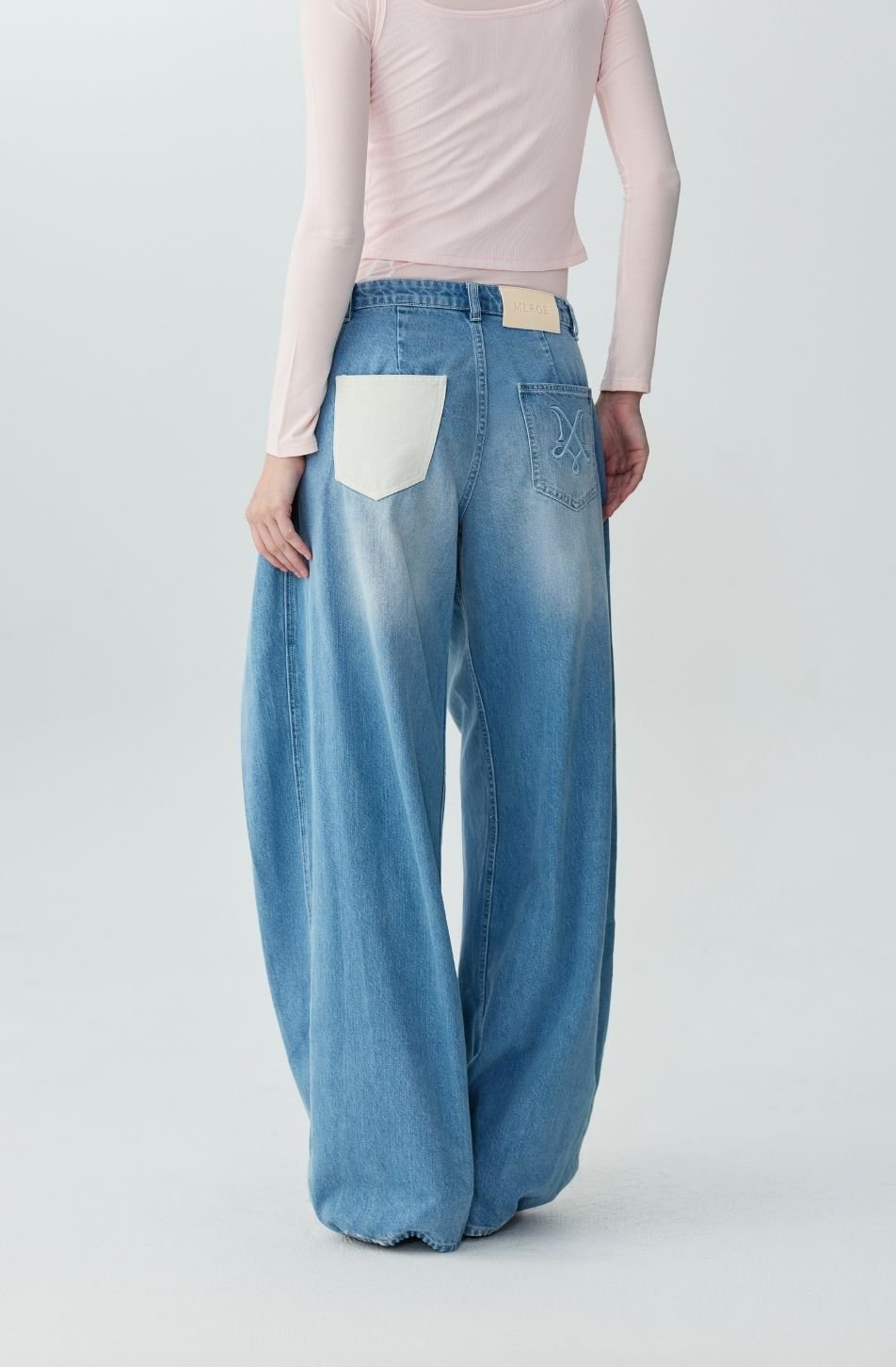 Bubble Barrel Jeans (จัดส่ง 19/11)