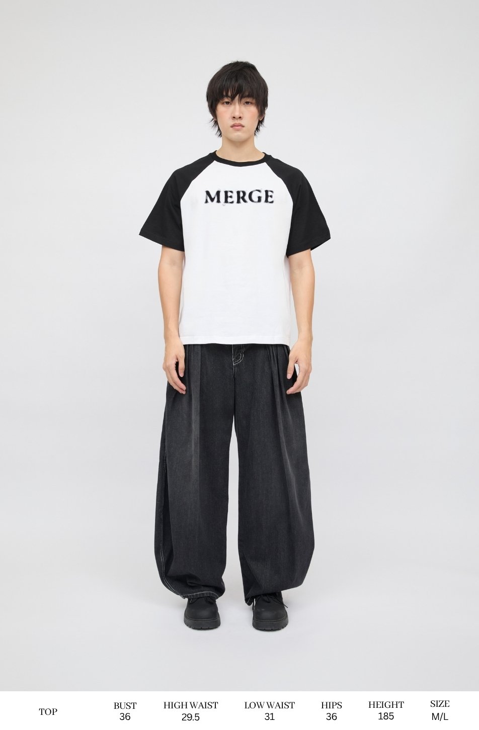 Raglan Oversized Tee 01 (จัดส่ง 14/07)