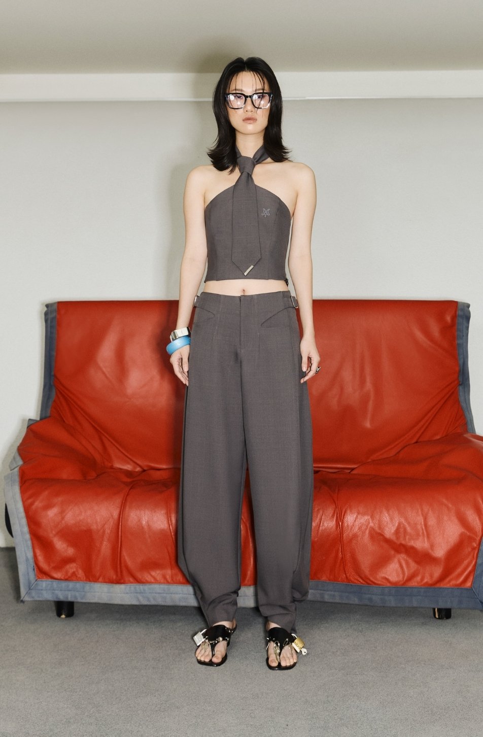 M Snap Tailor Pants