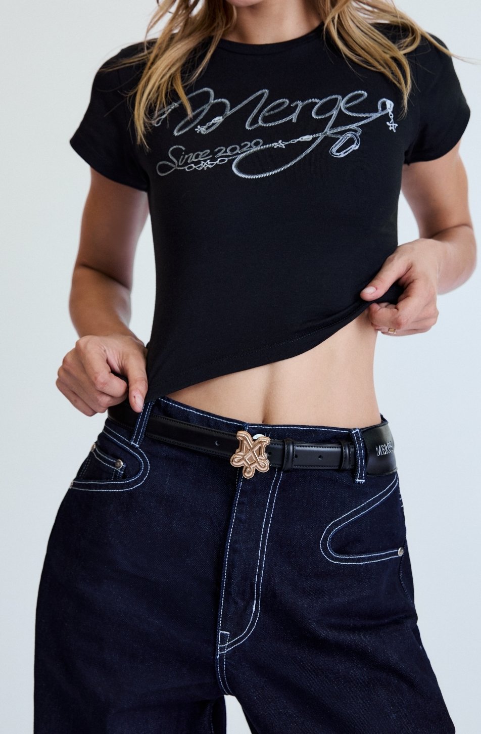 Merge Cuffed Jeans