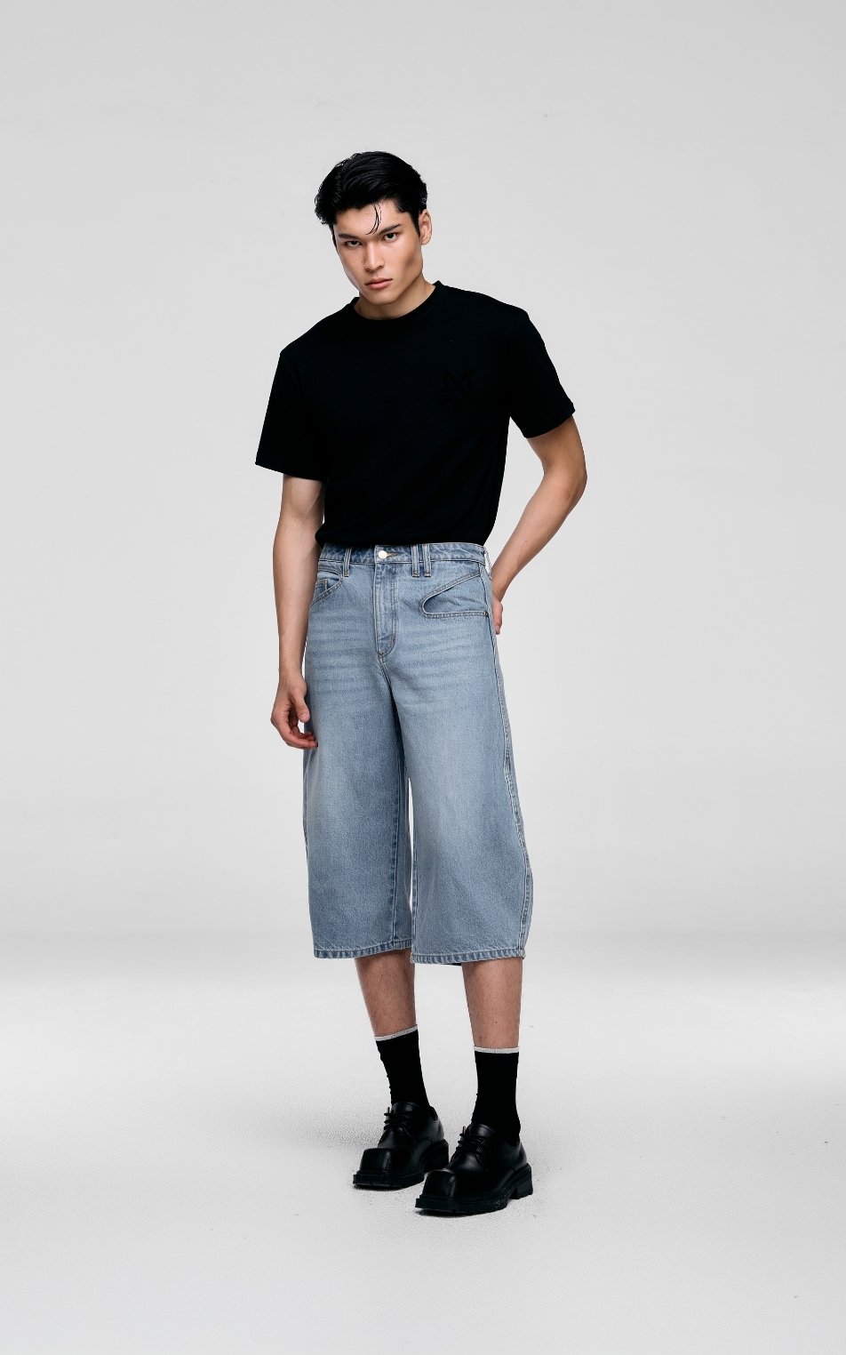 Barrel Denim Jorts (จัดส่ง 30/07)
