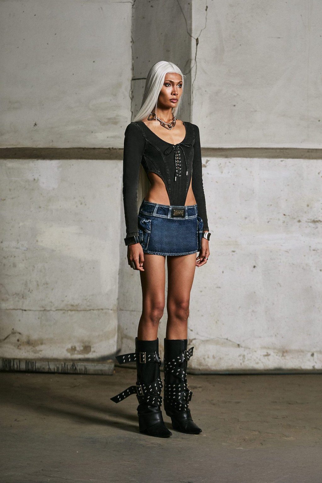 Merge Lacing Bodysuit