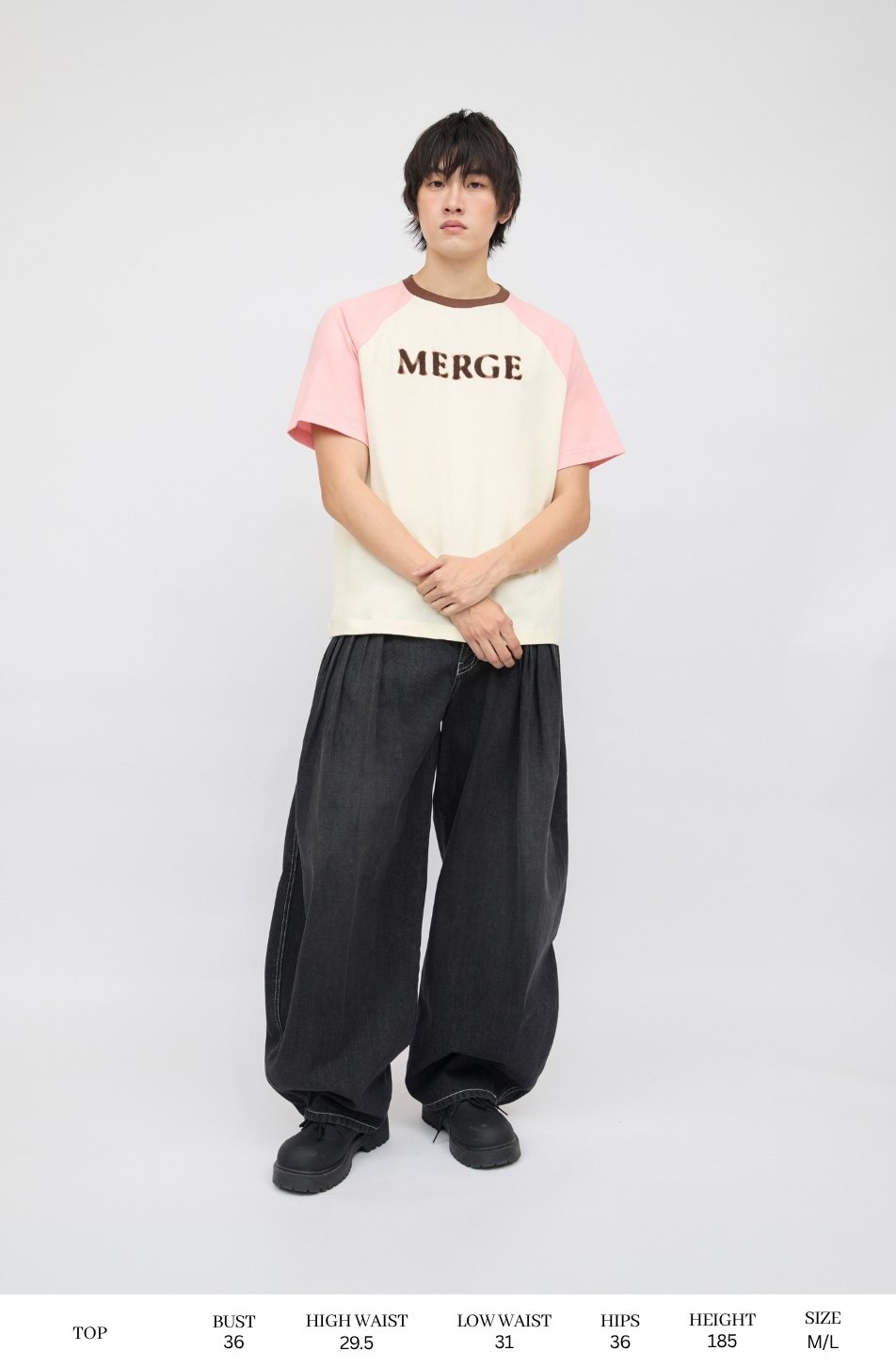 Raglan Oversized Tee 01 (จัดส่ง 14/07)