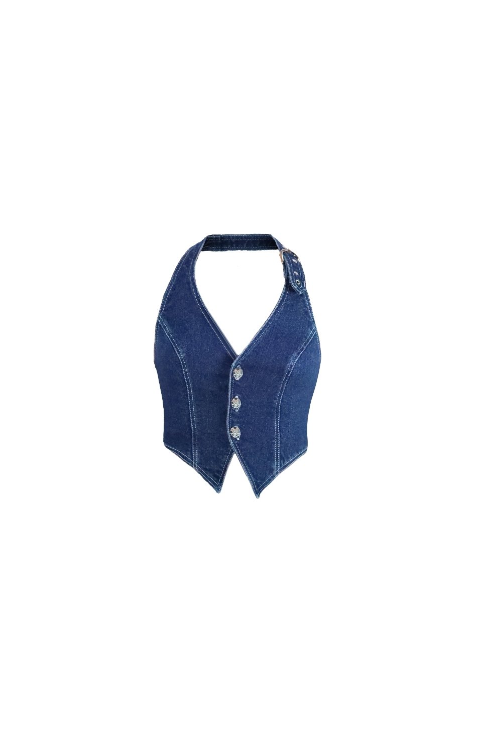 Charm Denim Vest