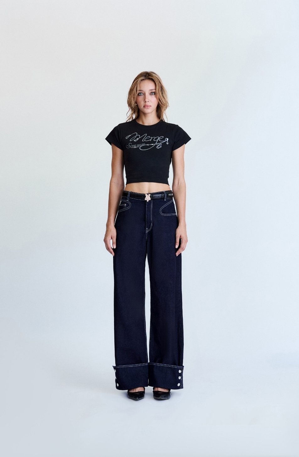Merge Cuffed Jeans