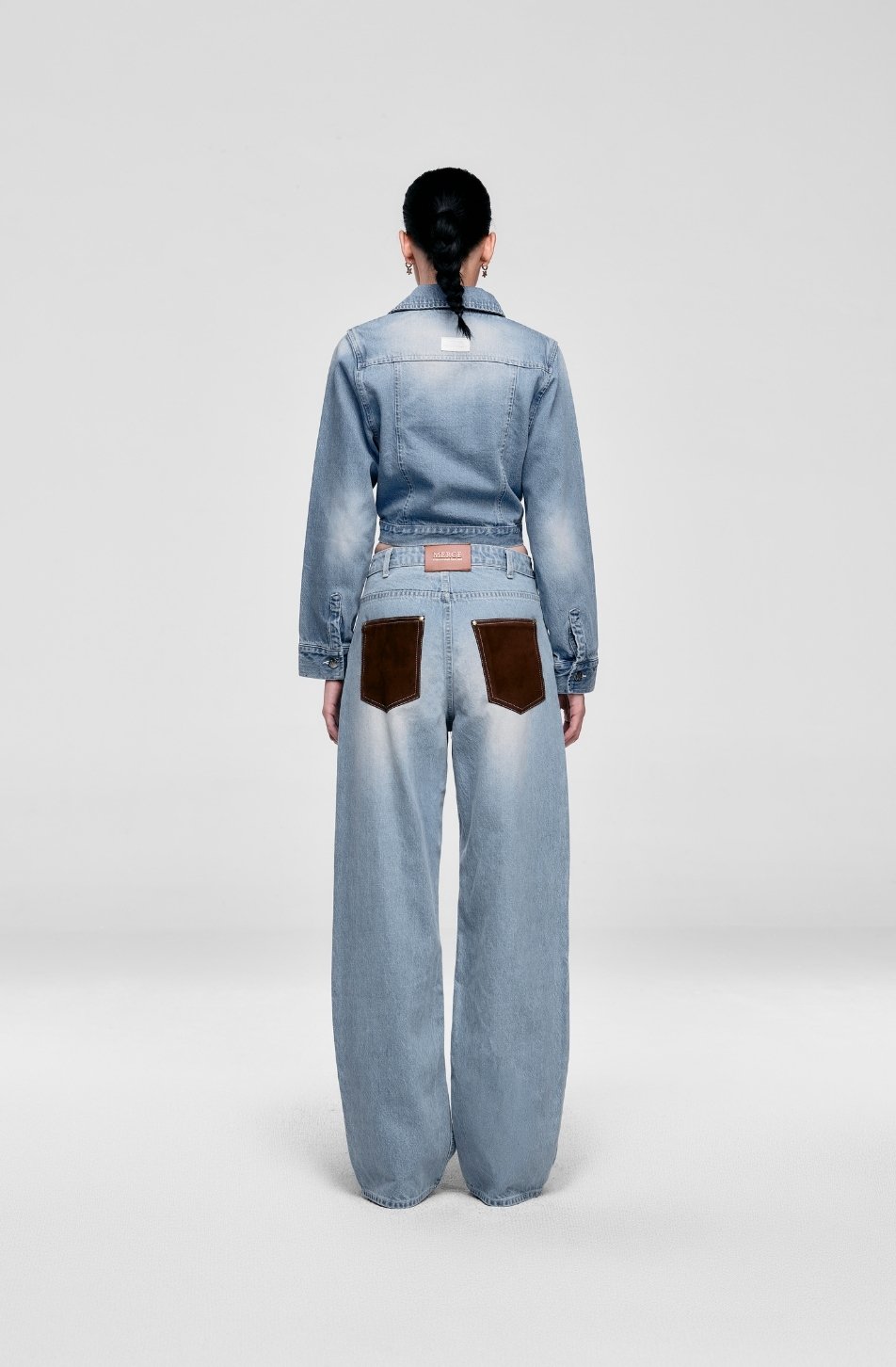 Baggy Button Jeans (จัดส่ง 14/08)