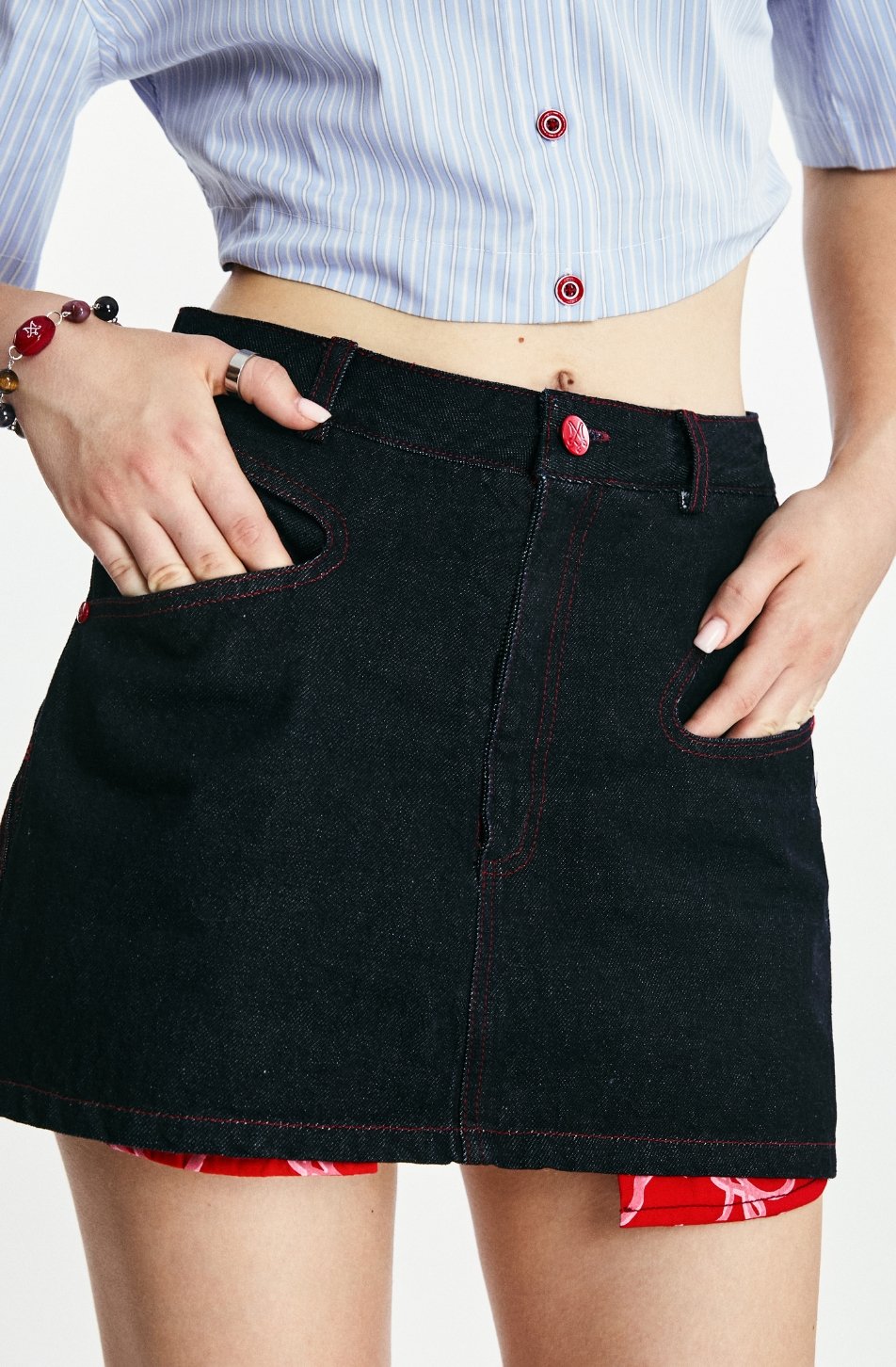Rita Denim Mini Skirt (จัดส่ง 05/02)