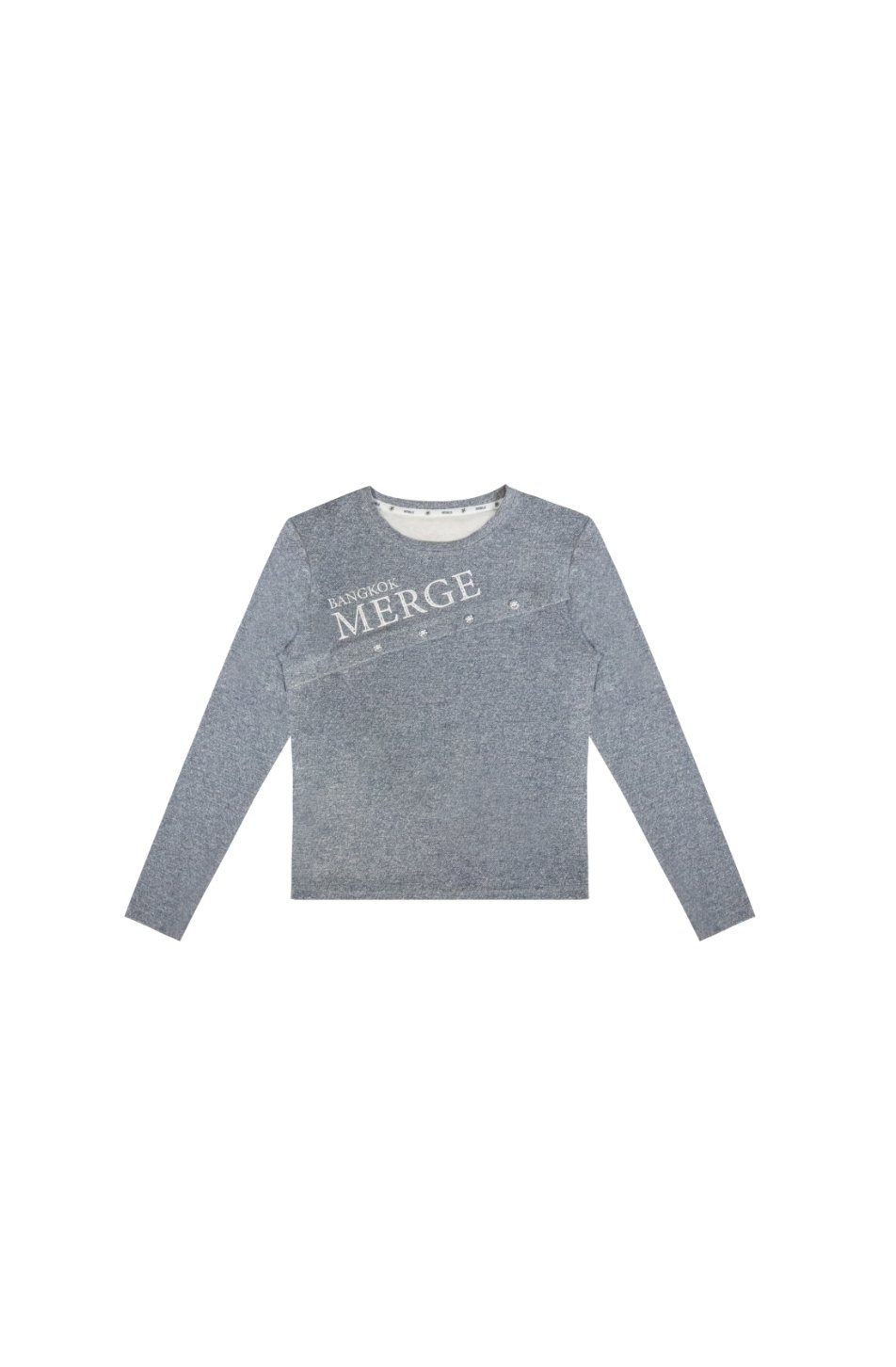 Curve Cut Long Sleeve Top