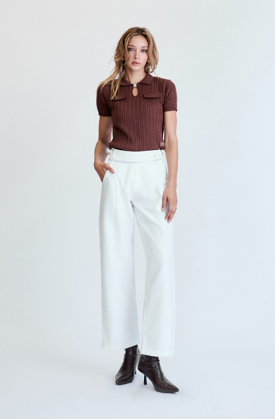 Femme Knit Polo 