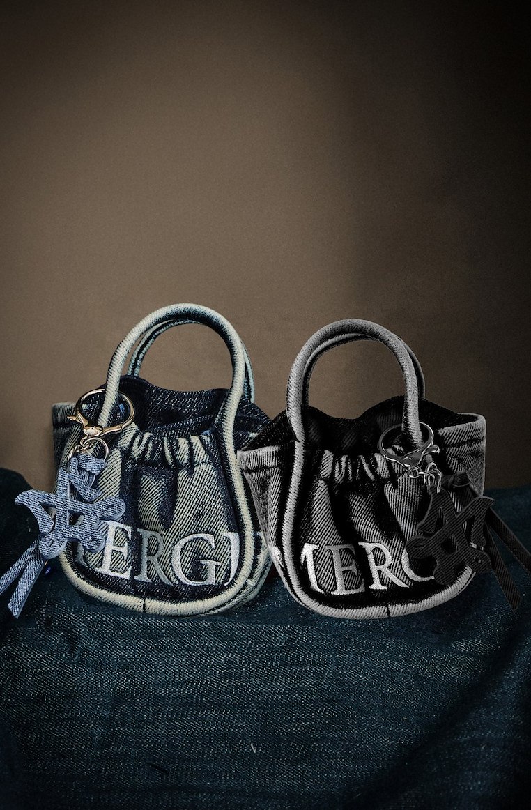 A Day Key Pouch Nano Denim Fade