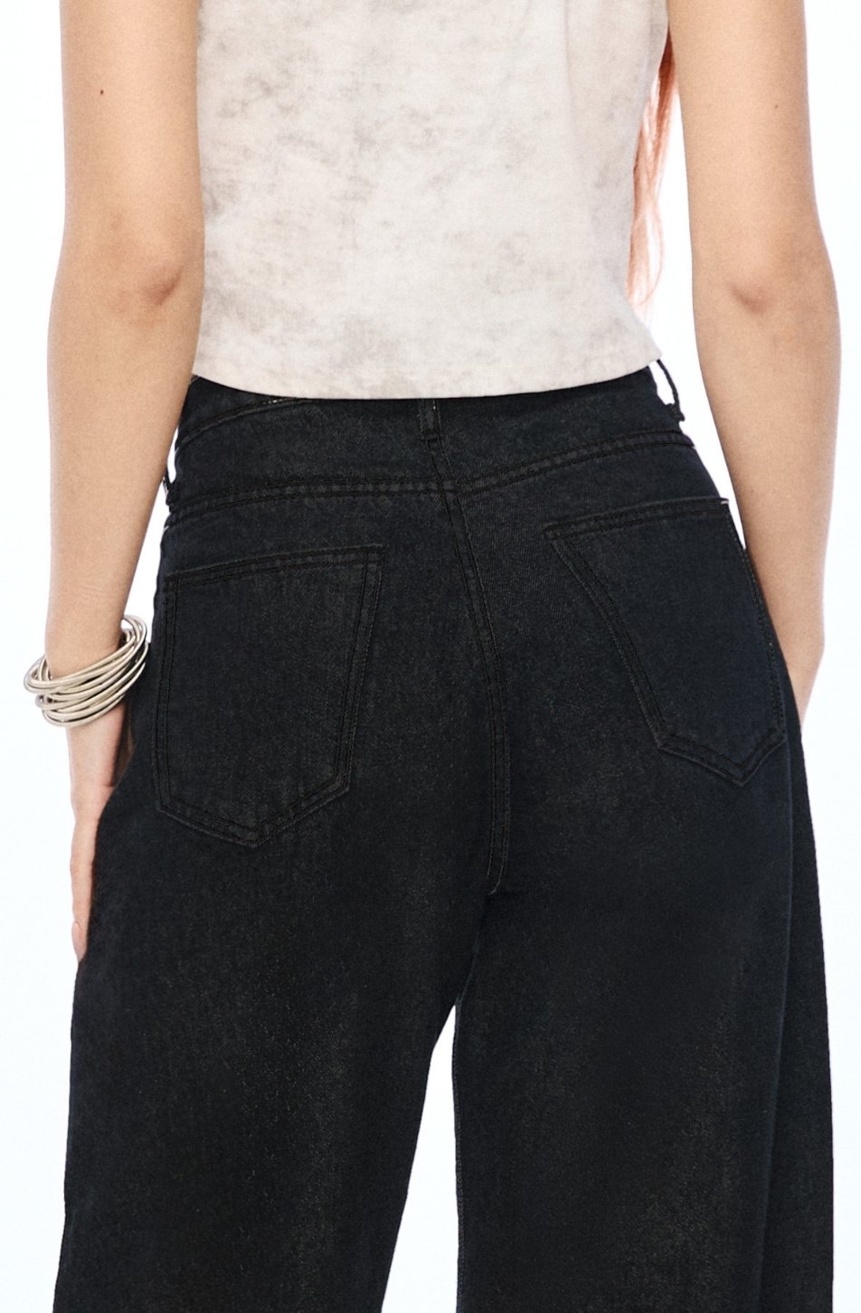 Signature Curve Jeans (Mid Waist) (จัดส่ง 10/06)