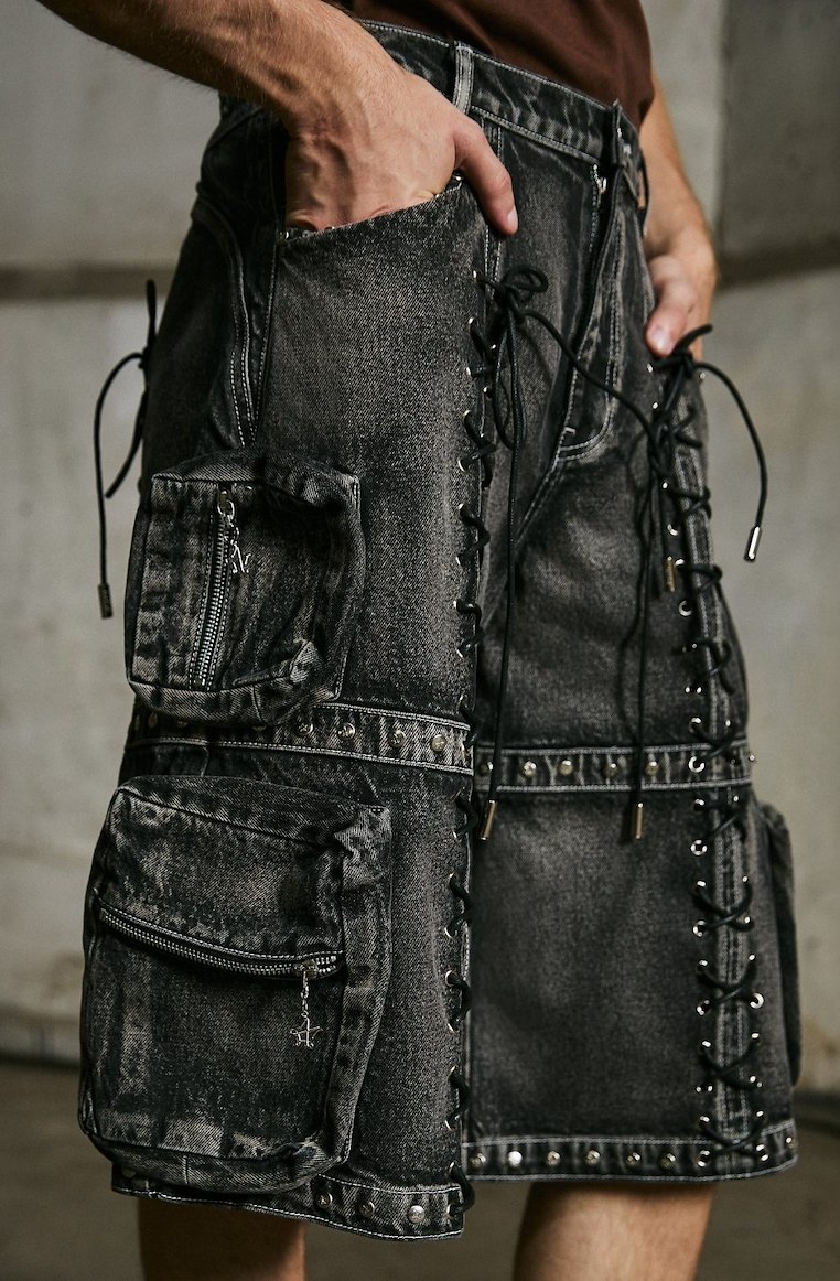 Merge Edgy Denim Jorts