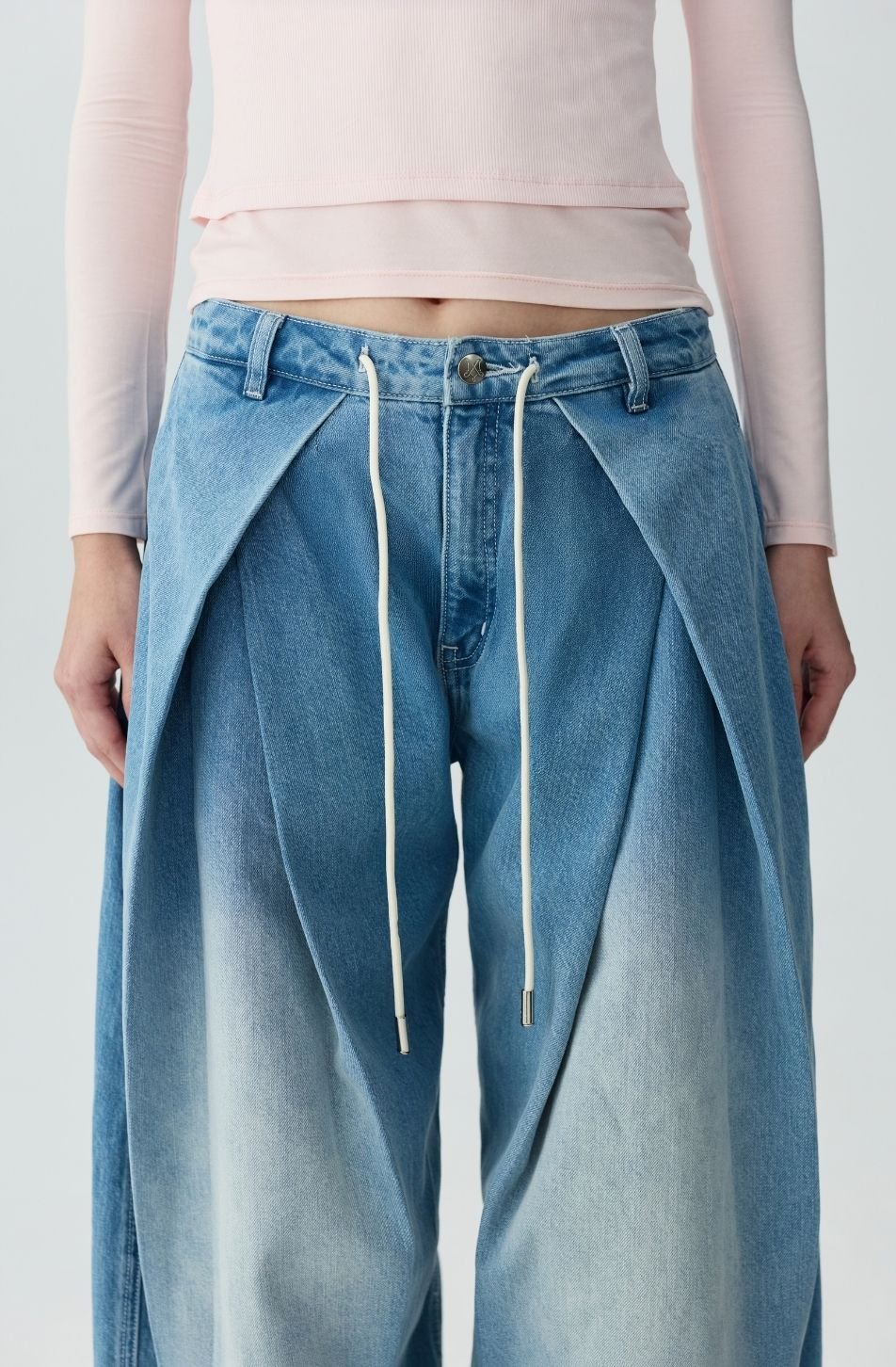 Bubble Barrel Jeans (จัดส่ง 19/11)