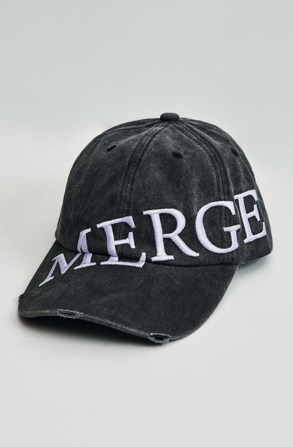 Merge Text Denim Cap