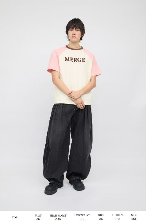 Raglan Oversized Tee 01 (จัดส่ง 14/07)