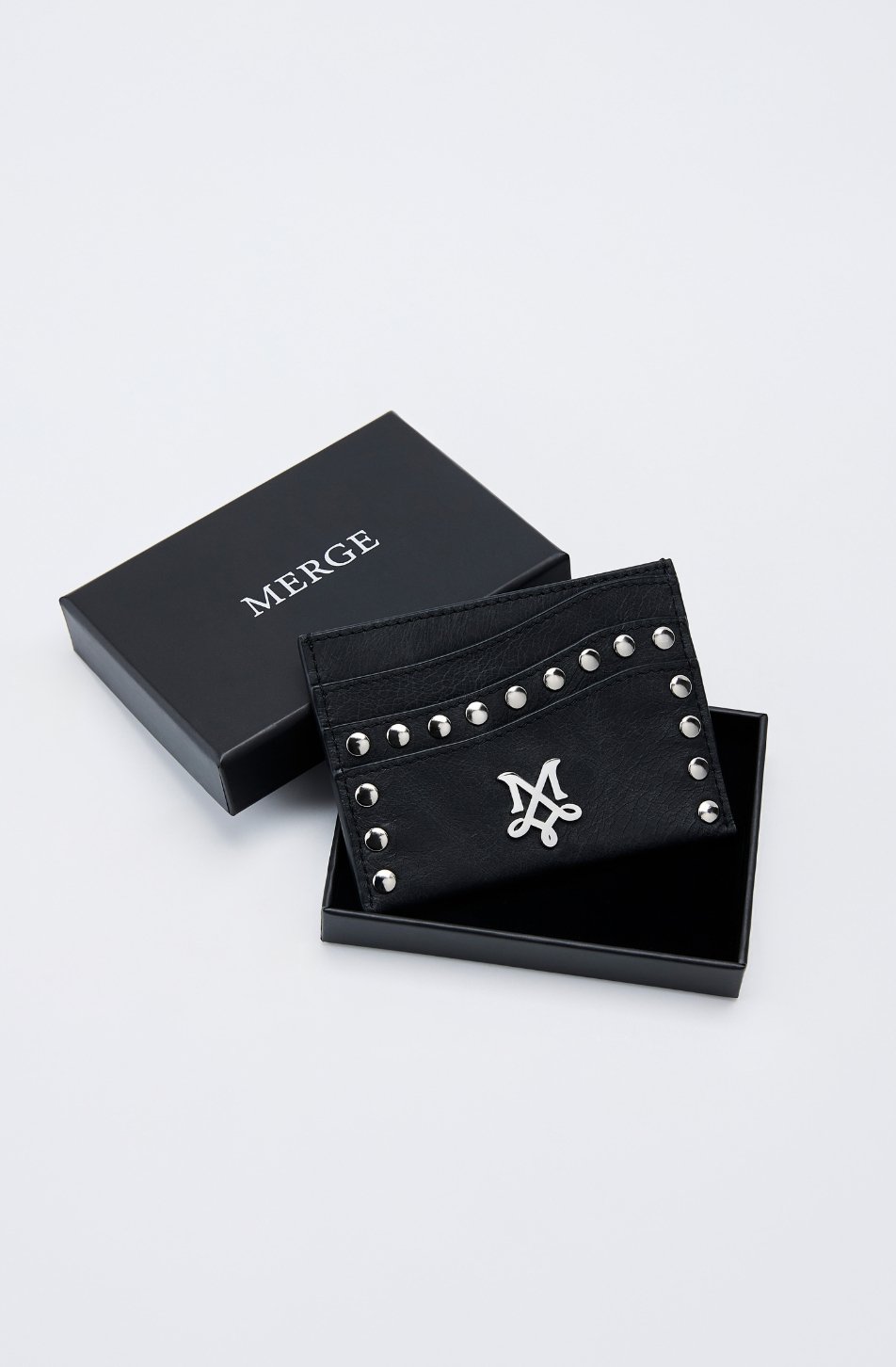 Merge Stud Leather Cardholder