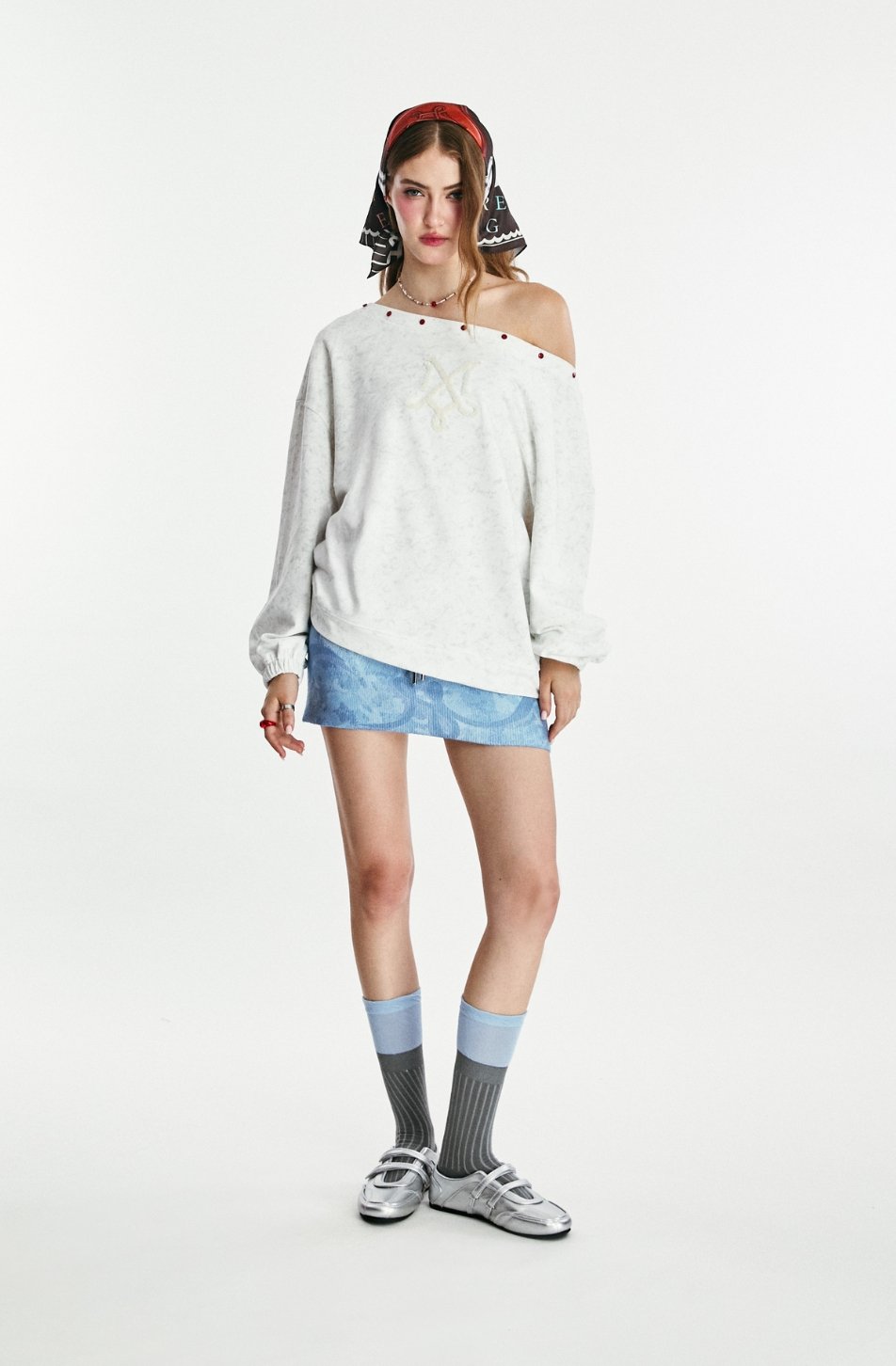 Steny Off Shoulder Sweater 