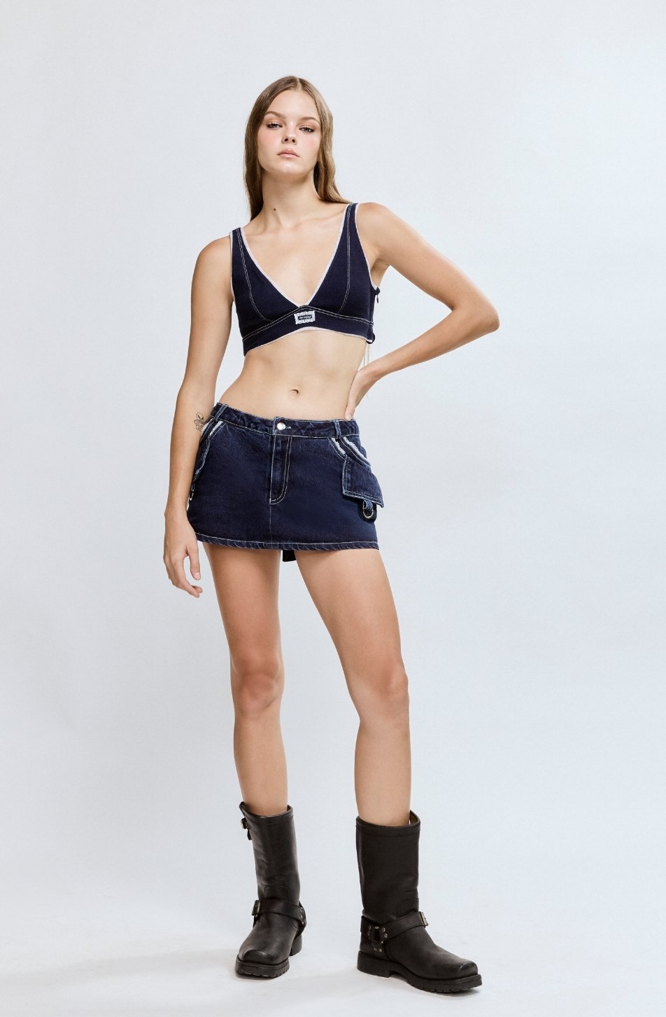 Laurel Denim Bra