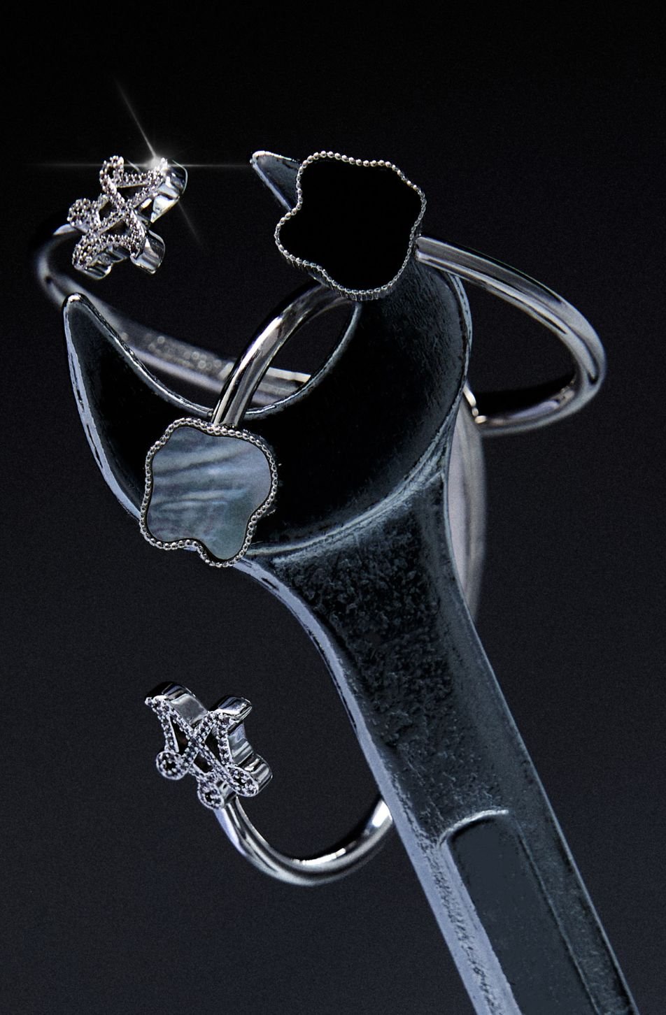 Merge Bangle Bracelet