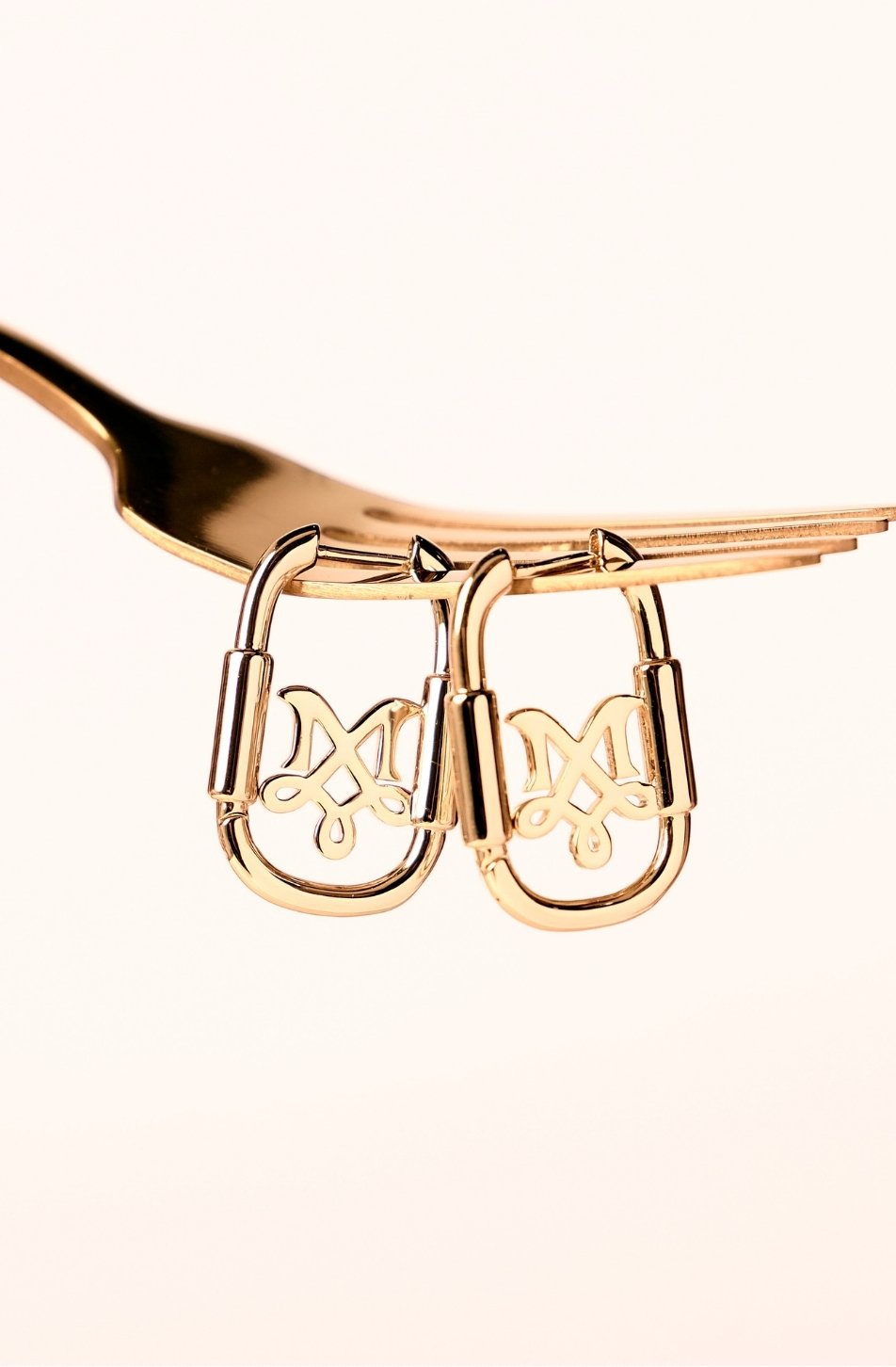 M Oval Hoop Earrings