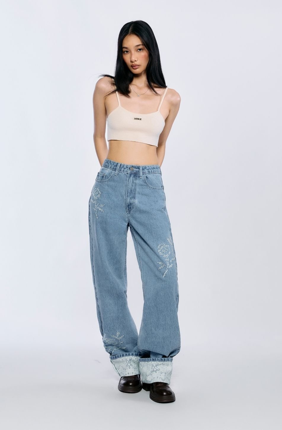 Straight Hem Jeans (จัดส่ง 29/09)