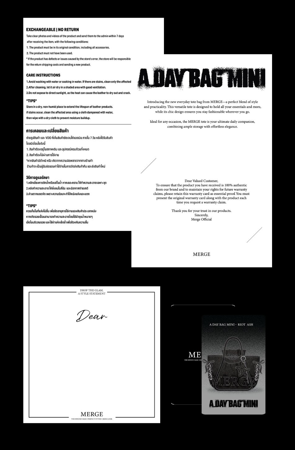 A Day Bag Mini Riot Box (Delivery on 26 Dec)