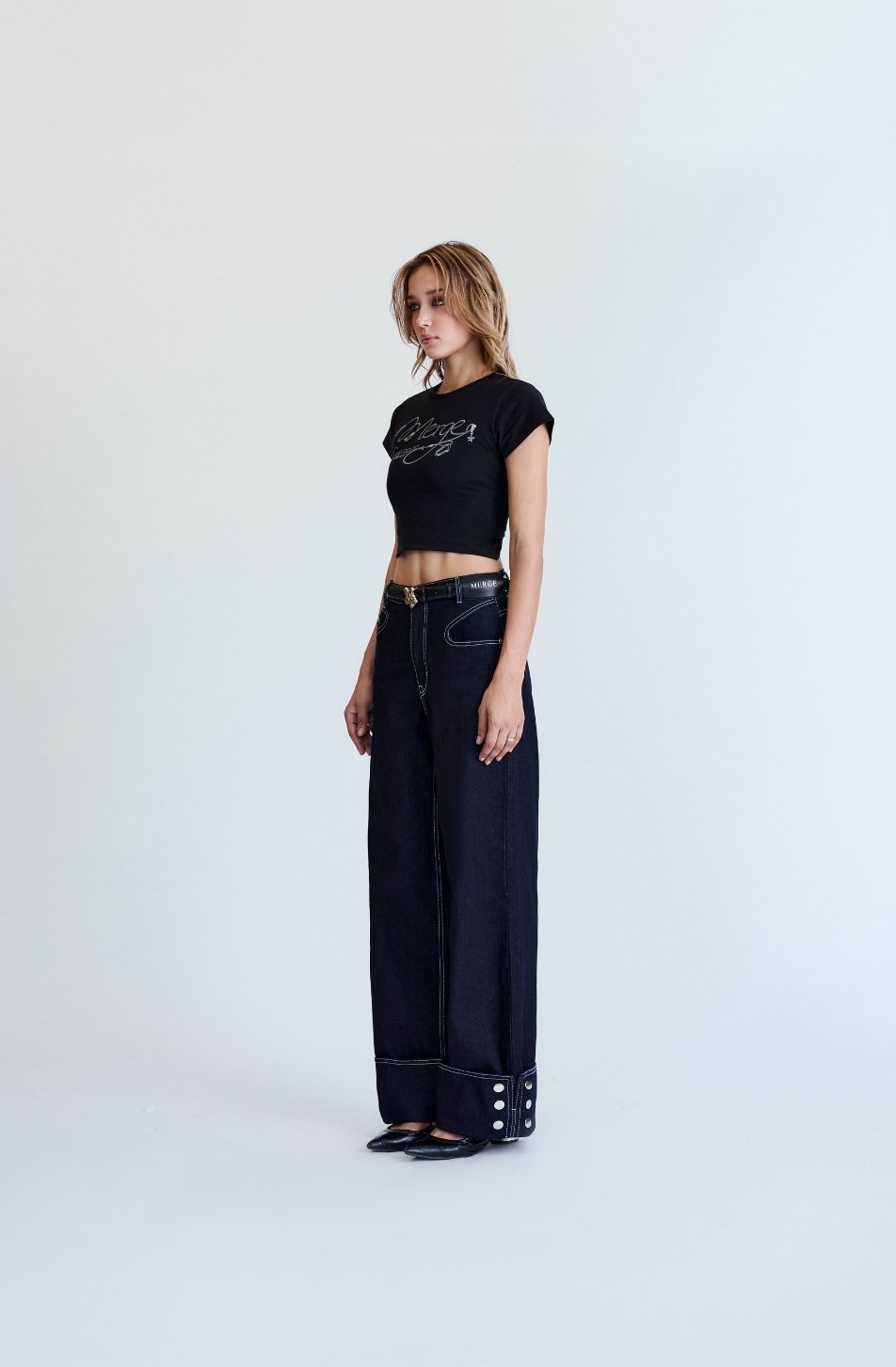 Merge Cuffed Jeans