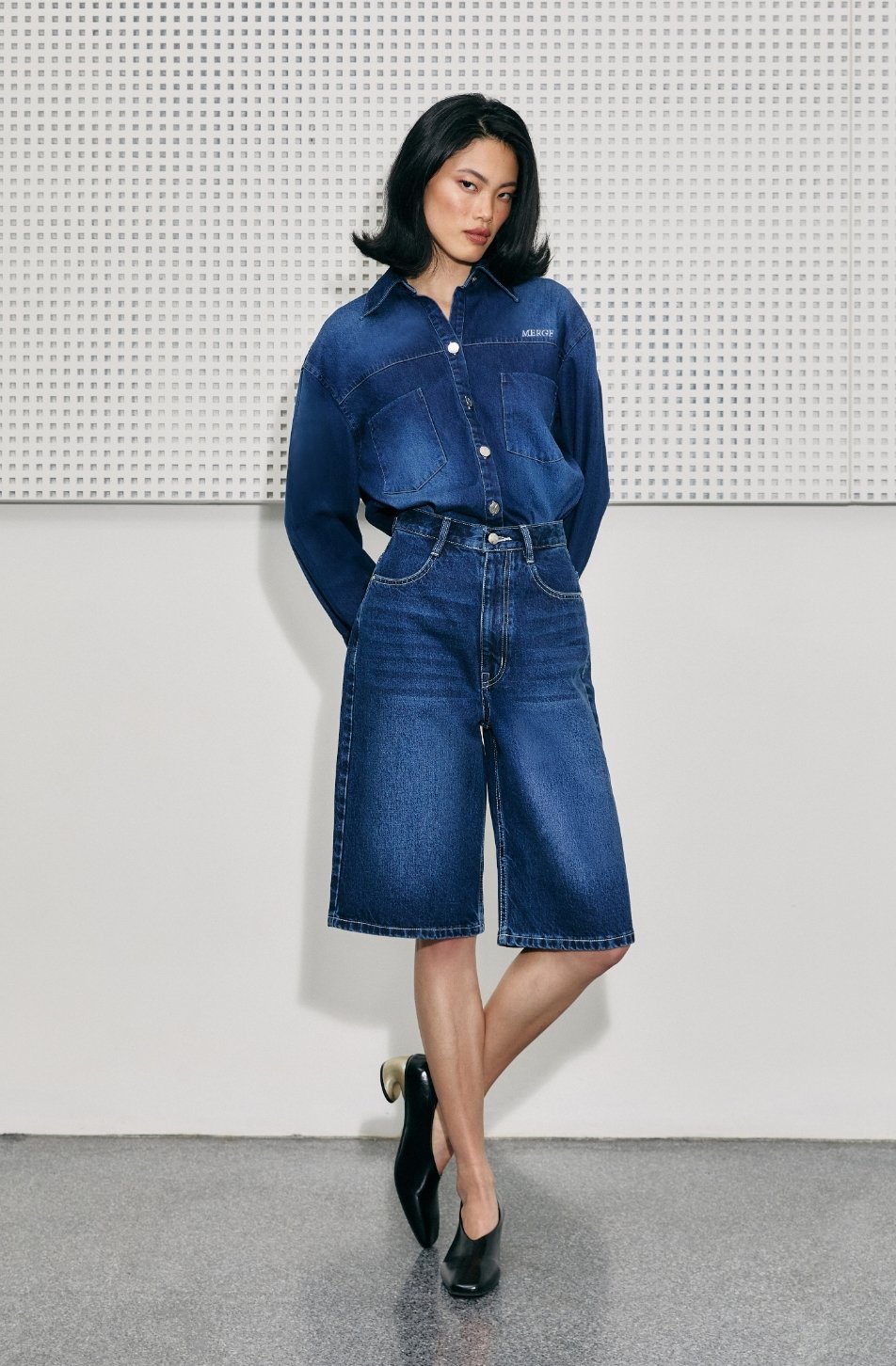 Merge Even Denim Shirt