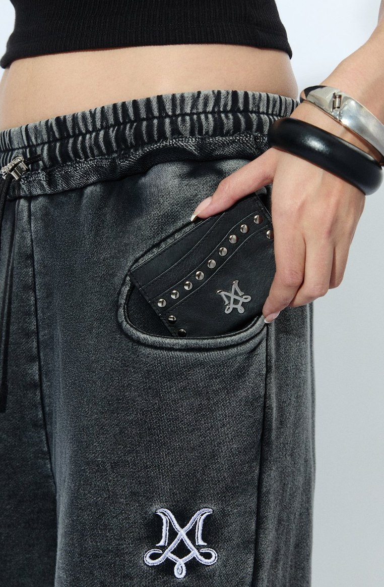 Merge Stud Leather Cardholder