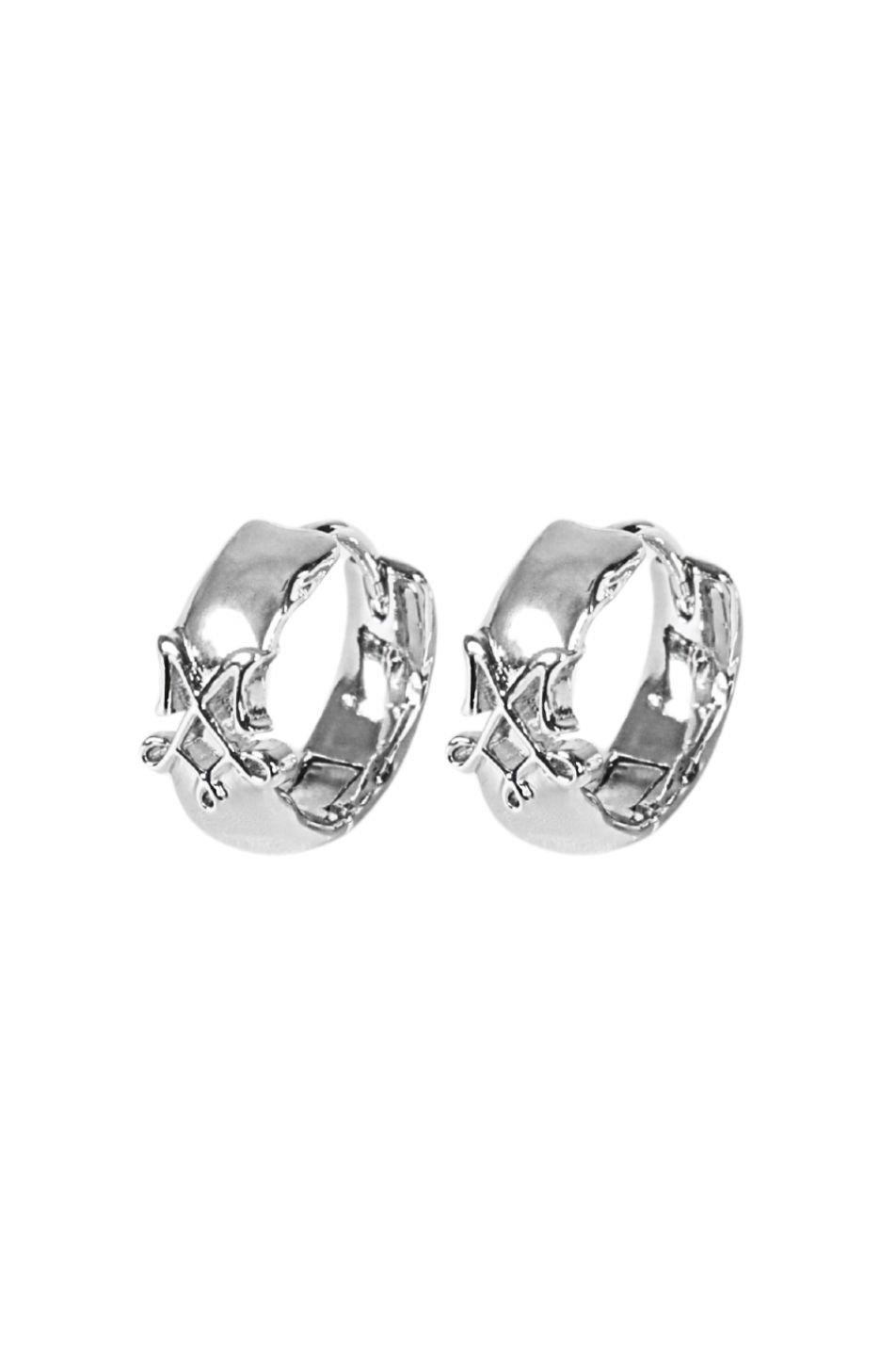 M Oval Hoop Earrings