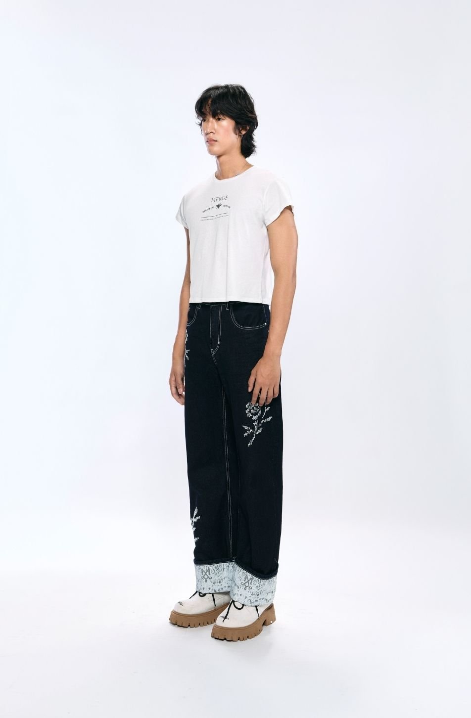 Straight Hem Jeans (จัดส่ง 29/09)