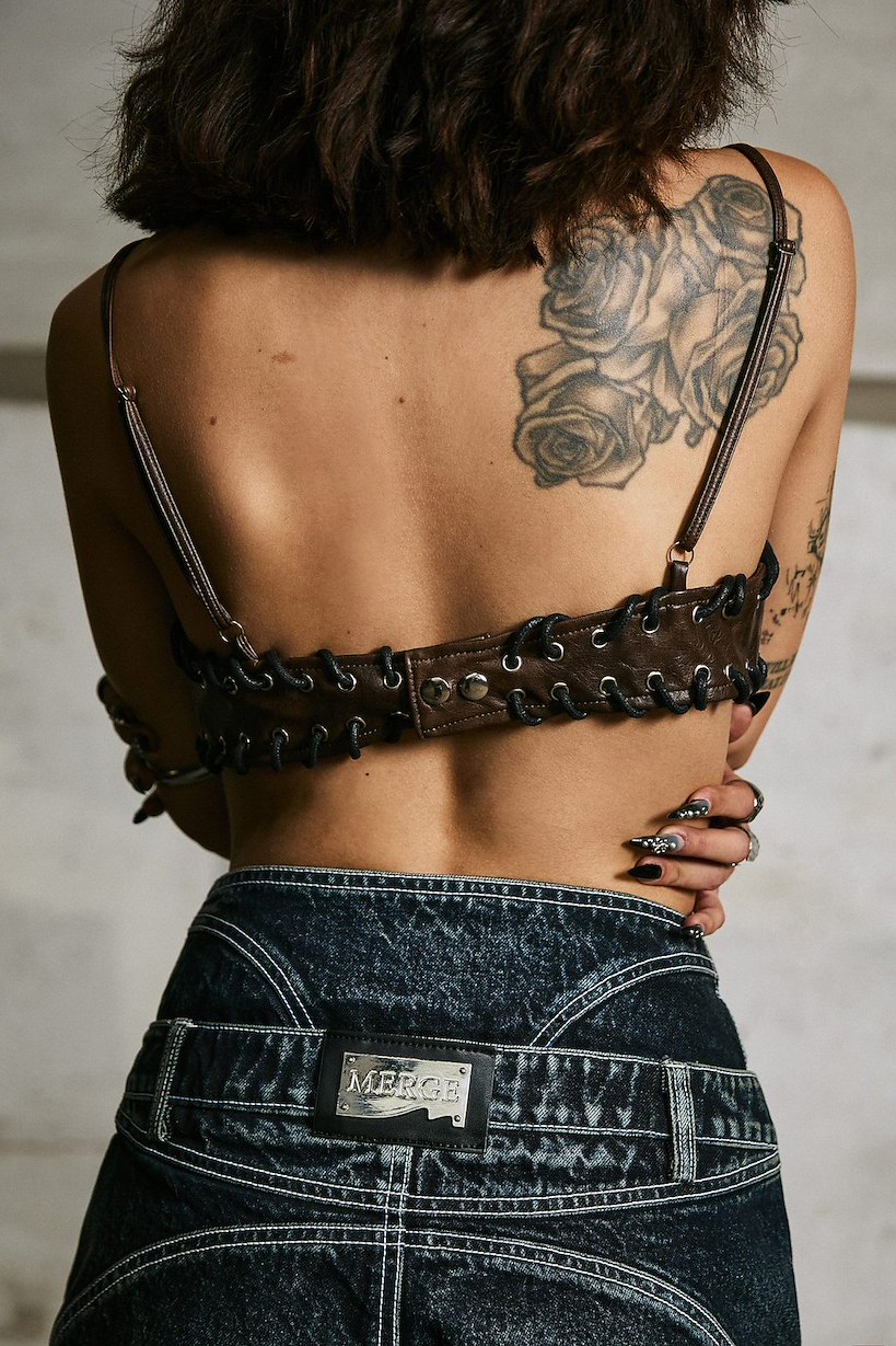 Merge Edgy Stitched Bra