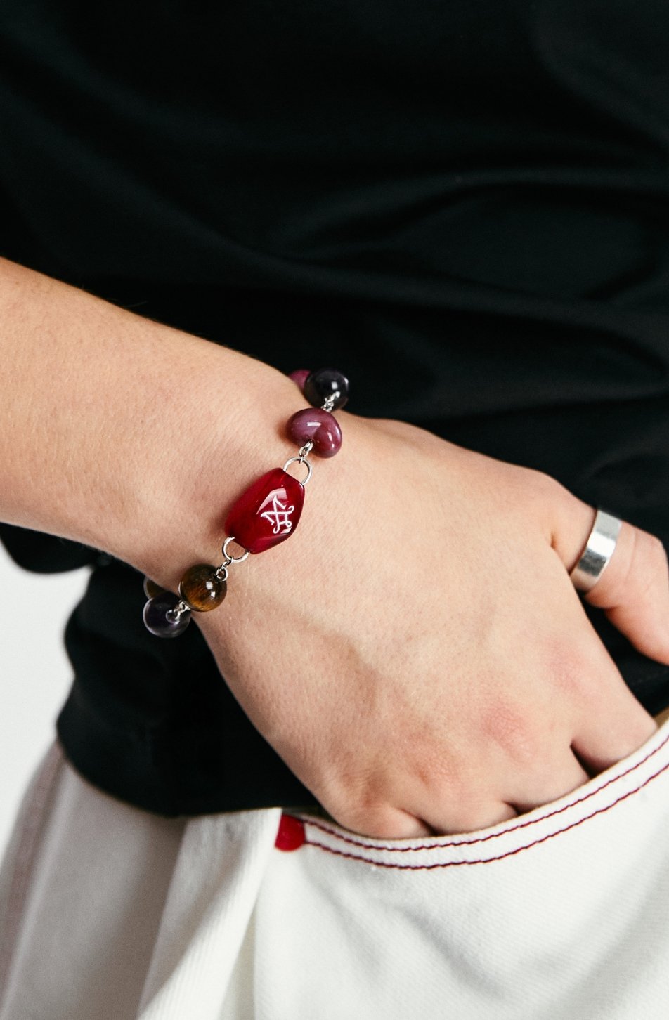 M Beads Bracelet