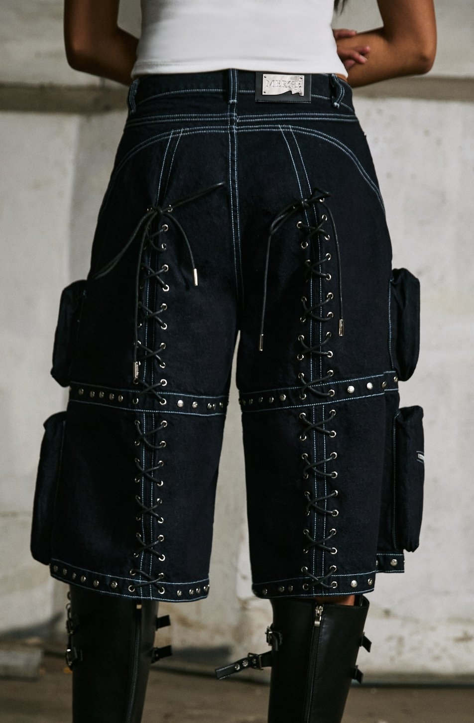 Merge Edgy Denim Jorts