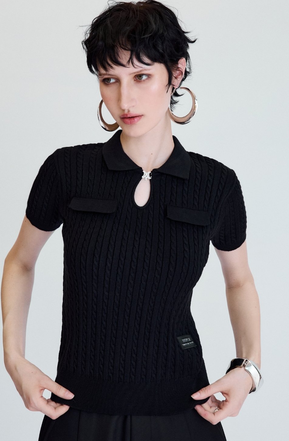 Femme Knit Polo 