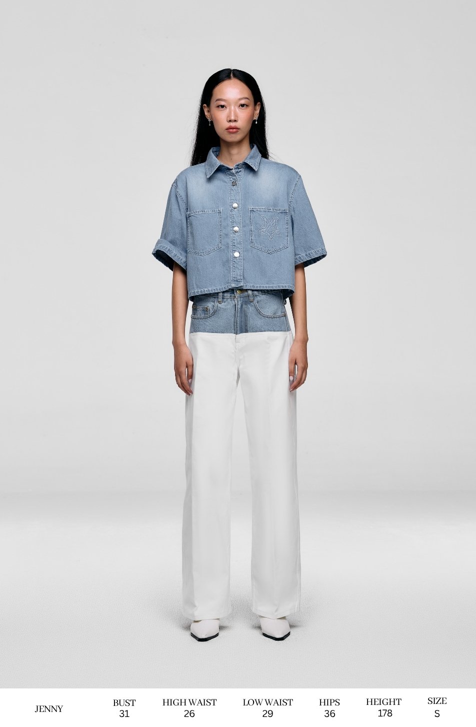 Budley Cropped Shirt (จัดส่ง 23/07)