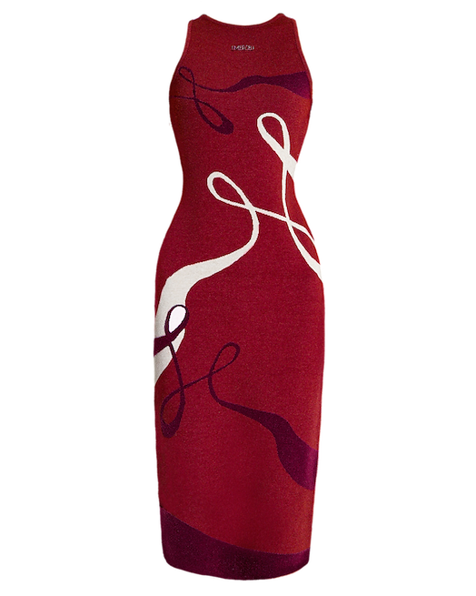 M Line Knit Dress