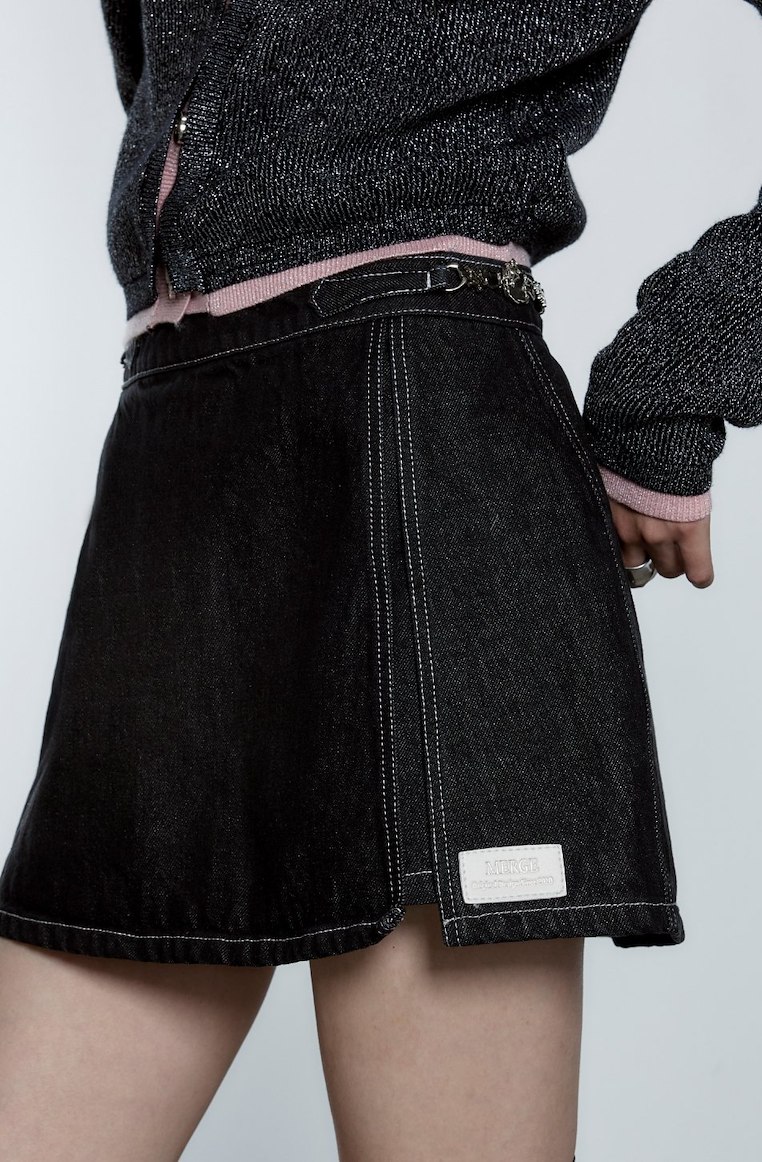 Alicety Denim Skort