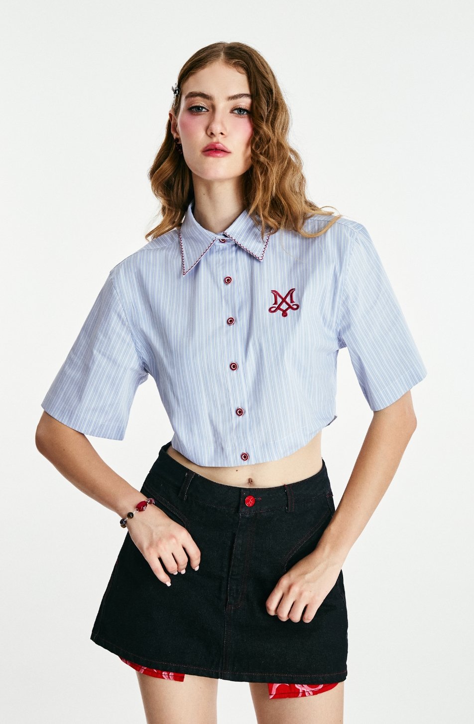 Bubble Crop Shirt (จัดส่ง 23/01)